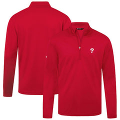 Philadelphia Phillies Levelwear Heron Insignia 2.0 Quarter-Zip Jacket - Red Jackets