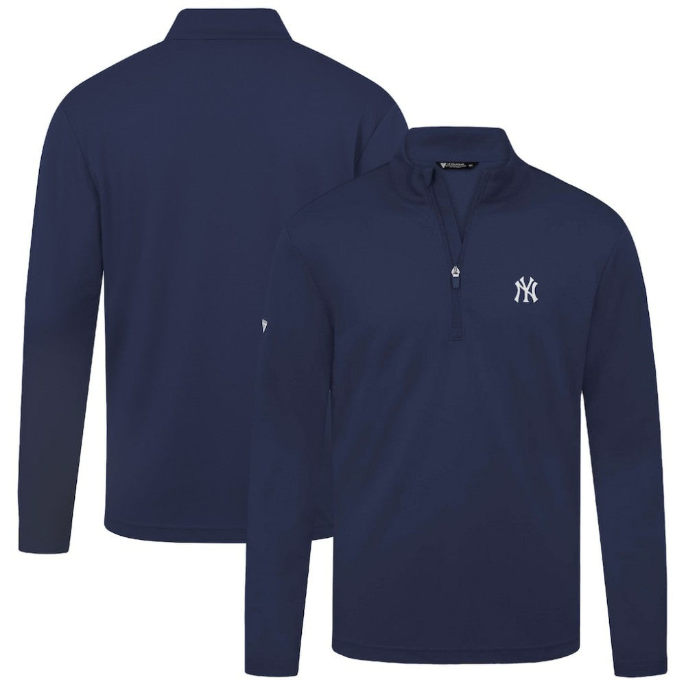 New York Yankees Levelwear Heron Insignia 2.0 Quarter-Zip Jacket - Navy Jackets
