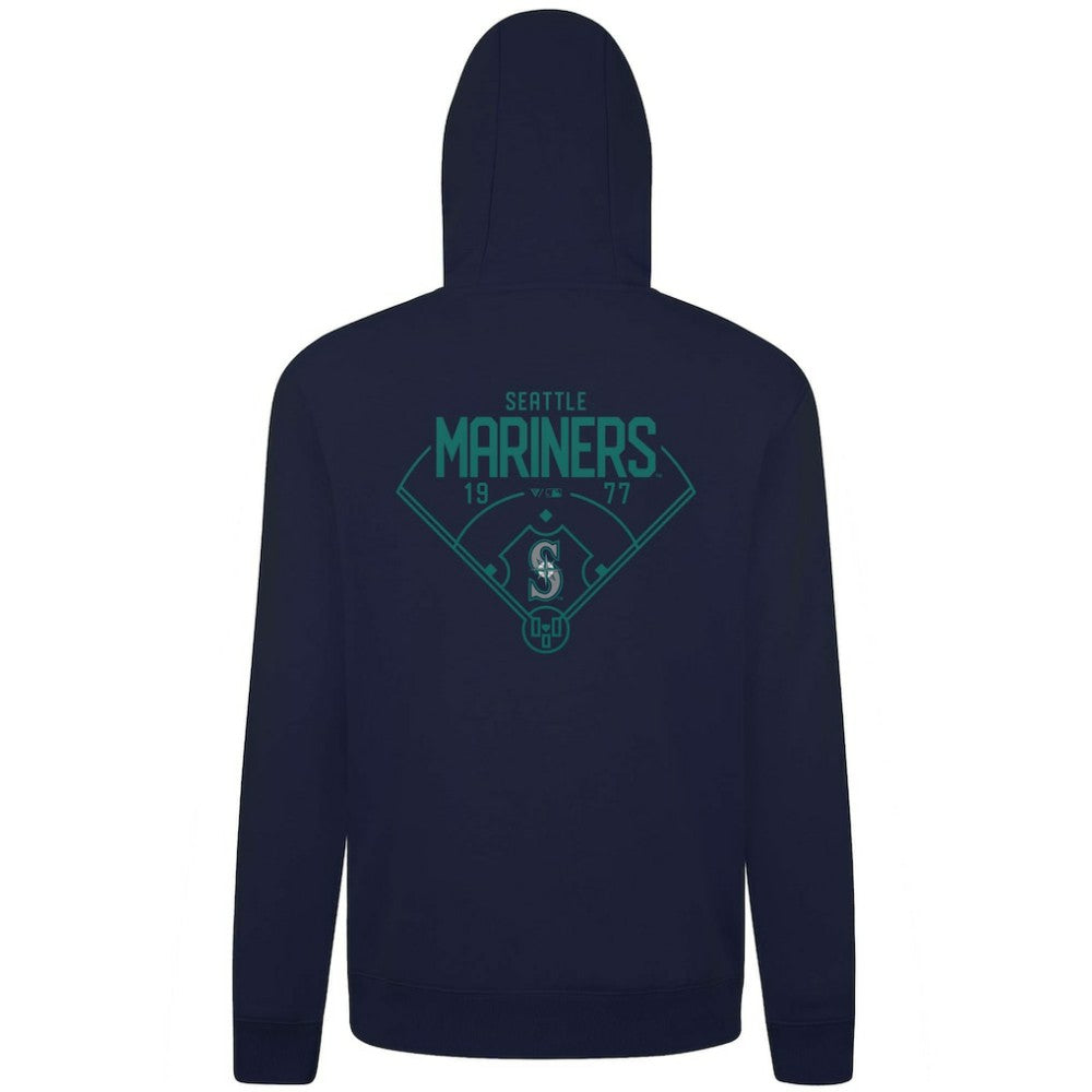 Seattle Mariners Levelwear Podium Primary Pullover Hoodie - Navy Hoodies