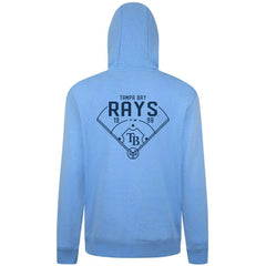 Tampa Bay Rays Levelwear Podium Primary Pullover Hoodie - Light Blue Hoodies