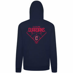 Cleveland Guardians Levelwear Podium Primary Pullover Hoodie - Navy Hoodies
