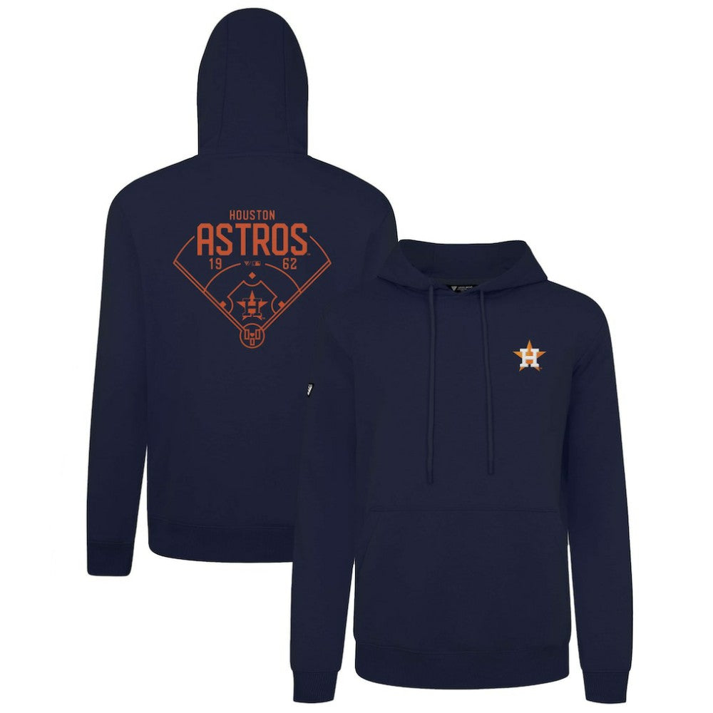 Houston Astros Levelwear Podium Primary Pullover Hoodie - Navy Hoodies