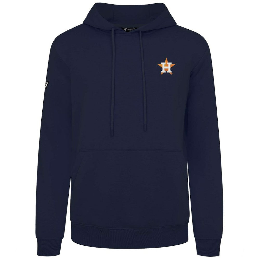Houston Astros Levelwear Podium Primary Pullover Hoodie - Navy Hoodies