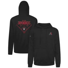 Arizona Diamondbacks Levelwear Podium Primary Pullover Hoodie - Black Hoodies