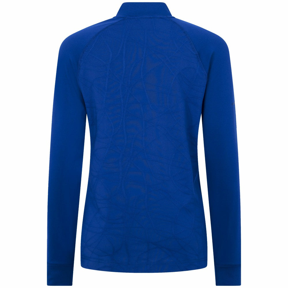 New York Mets Levelwear Women's Amethyst Insignia 2.0 Quarter-Zip Jacket - Royal Jackets