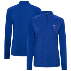 Texas Rangers Levelwear Women's Amethyst Insignia 2.0 Quarter-Zip Jacket - Royal Jackets
