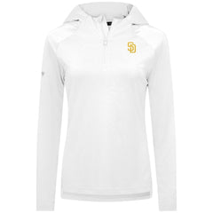 San Diego Padres Levelwear Women's Raven Insignia 2.0 Quarter-Zip Jacket - White Jackets