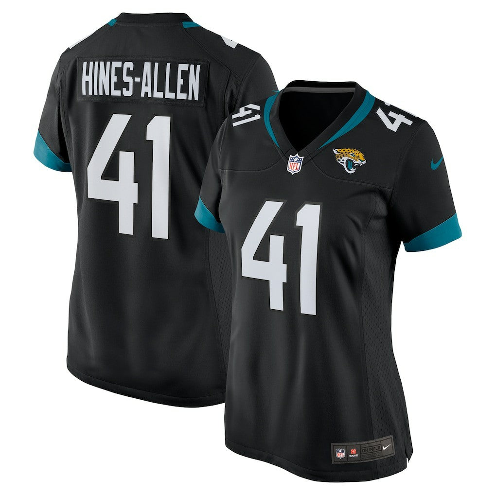 Josh Hines-Allen Jacksonville Jaguars Women's Alternate Player Game Jersey Black