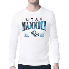 NHL Utah Mammoth Starter Retro Graphic Long Sleeve T-Shirt - White