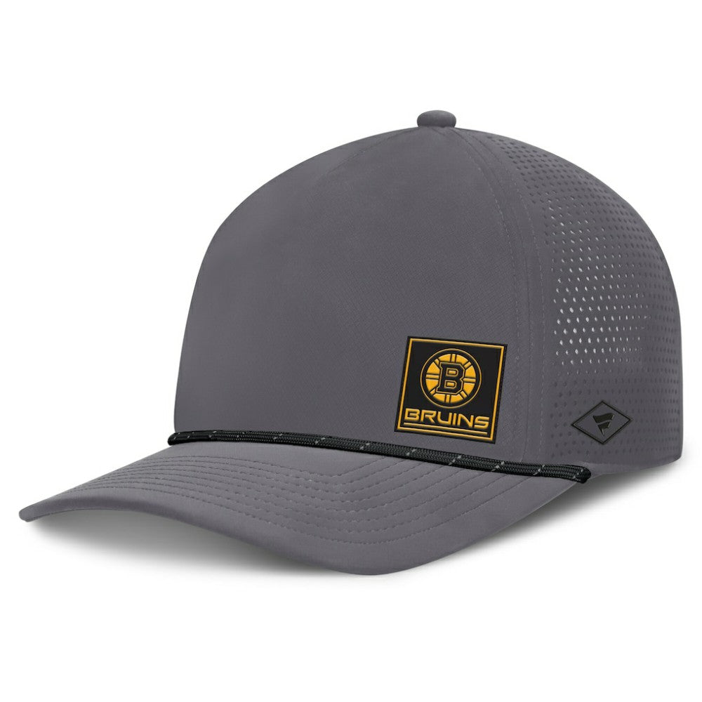 NHL Boston Bruins Fanatics Captain Rope Adjustable Hat - Gray