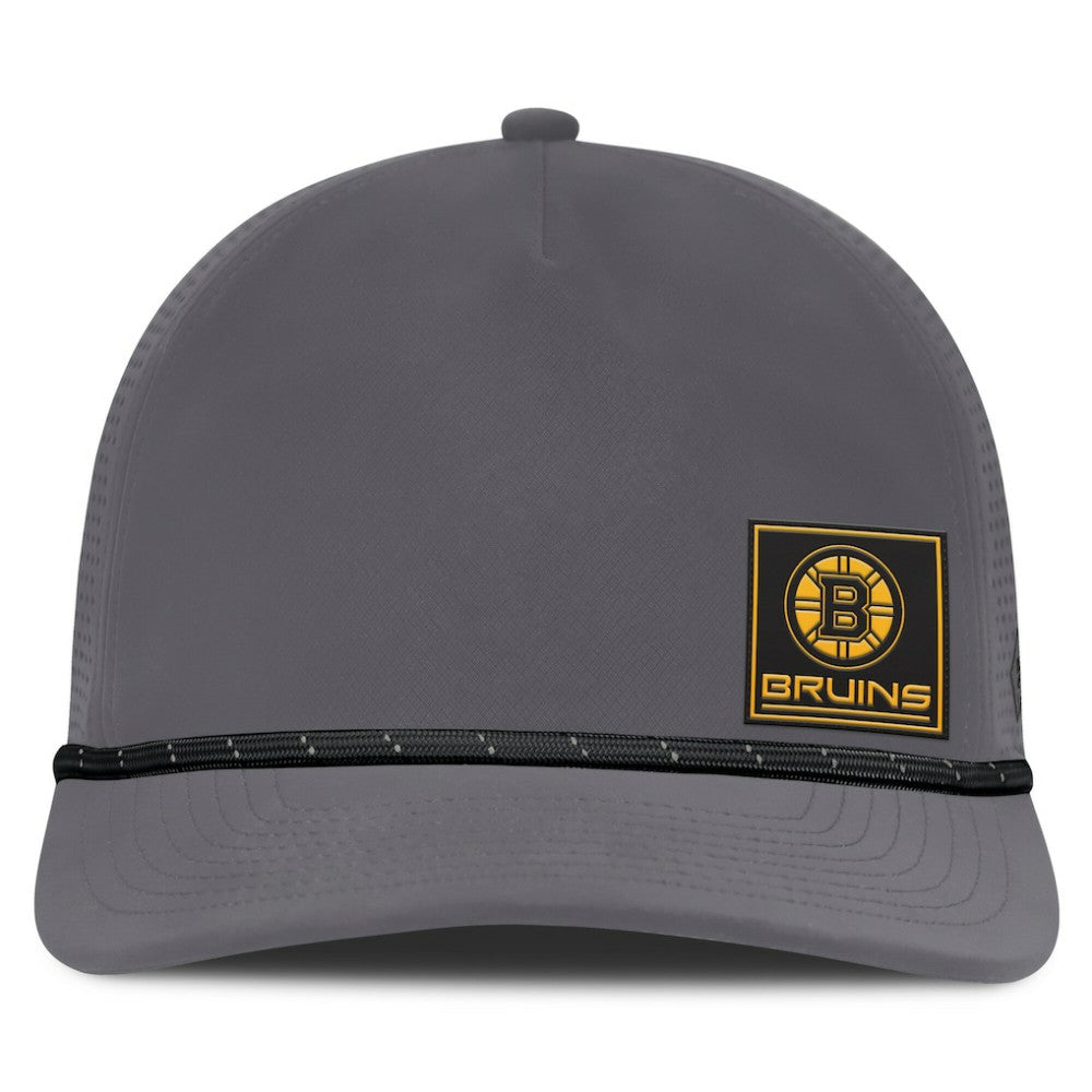 NHL Boston Bruins Fanatics Captain Rope Adjustable Hat - Gray