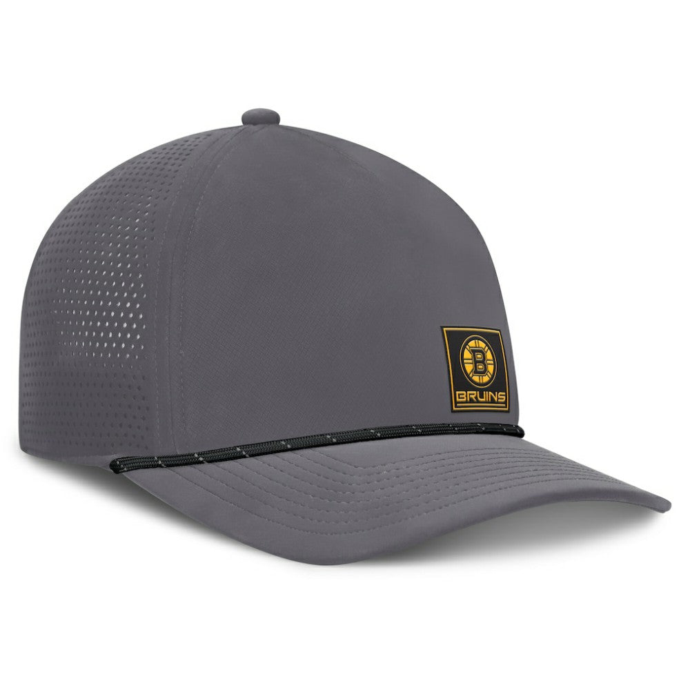 NHL Boston Bruins Fanatics Captain Rope Adjustable Hat - Gray