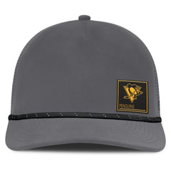 NHL Pittsburgh Penguins Fanatics Captain Rope Adjustable Hat - Gray