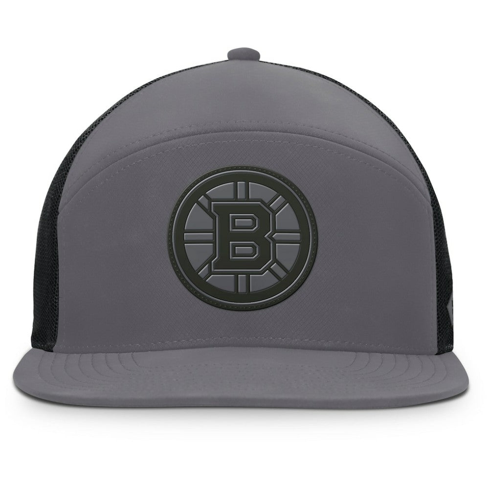 NHL Boston Bruins Fanatics Fairweather Adjustable Hat - Charcoal