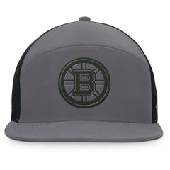 NHL Boston Bruins Fanatics Fairweather Adjustable Hat - Charcoal