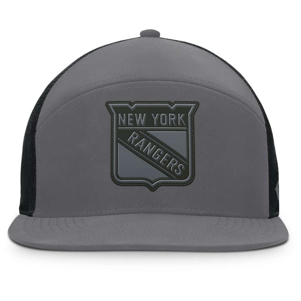 NHL New York Rangers Fanatics Fairweather Adjustable Hat - Charcoal