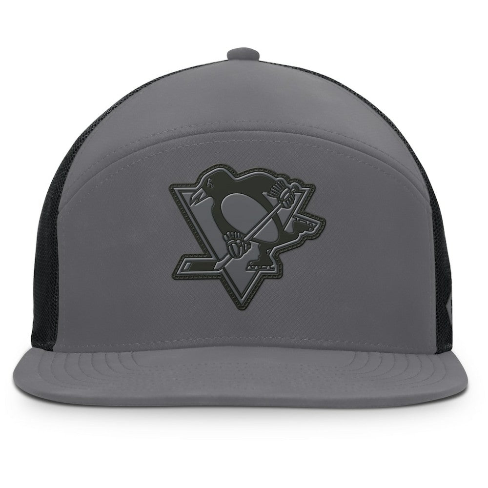 NHL Pittsburgh Penguins Fanatics Fairweather Adjustable Hat - Charcoal