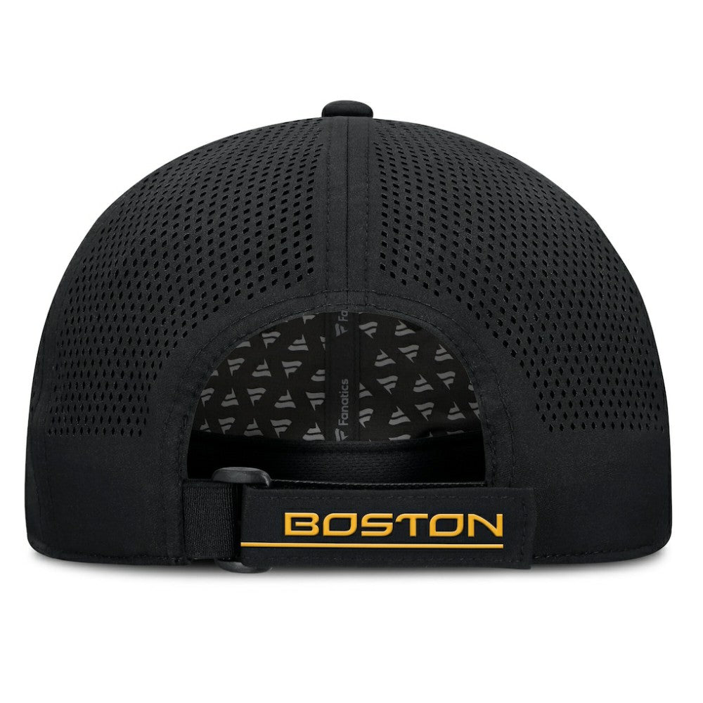 NHL Boston Bruins Fanatics Driver Adjustable Hat - Black