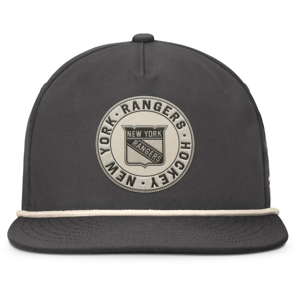 NHL New York Rangers Fanatics Closer Adjustable Hat - Charcoal