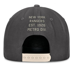 NHL New York Rangers Fanatics Closer Adjustable Hat - Charcoal