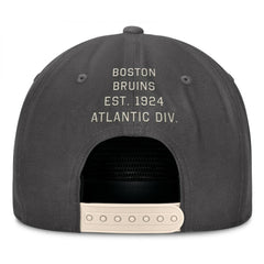 NHL Boston Bruins Fanatics Closer Adjustable Hat - Charcoal
