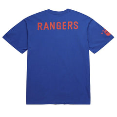 NHL Mark Messier New York Rangers Mitchell & Ness NHL Ultimate Player Vintage Logo T-Shirt - Blue