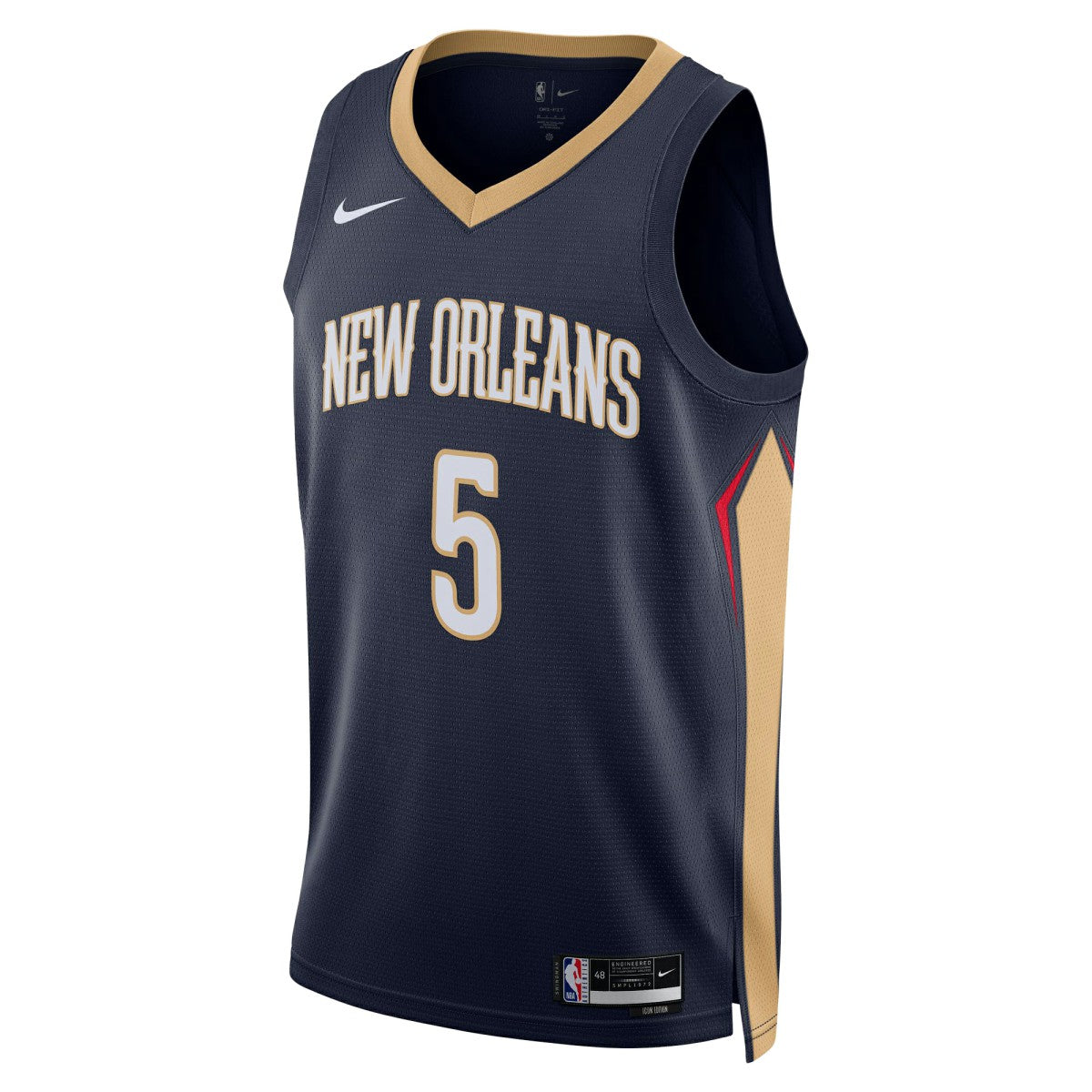 Dejounte Murray New Orleans Pelicans Unisex 2024 Offseason Addition Swingman Jersey Navy