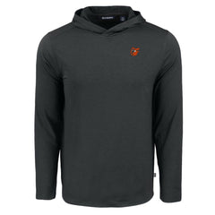 Baltimore Orioles Cutter & Buck Coastline Epic Comfort Recycled Eco Hoodie Long Sleeve T-Shirt - Black Hoodies