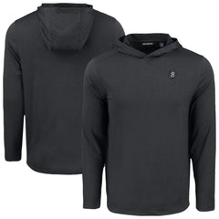 Baltimore Orioles Cutter & Buck Coastline Epic Comfort Recycled Eco Hoodie Long Sleeve T-Shirt - Black Hoodies