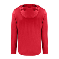 Atlanta Braves Cutter & Buck Coastline Epic Comfort Recycled Eco Hoodie Long Sleeve T-Shirt - Red Hoodies