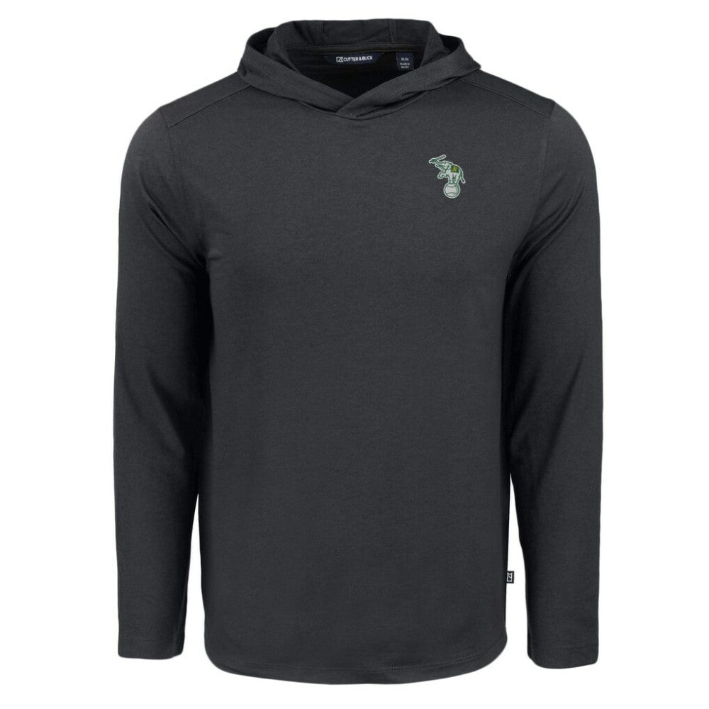 Athletics Cutter & Buck Coastline Epic Comfort Recycled Eco Hoodie Long Sleeve T-Shirt - Black Hoodies