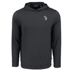 Athletics Cutter & Buck Coastline Epic Comfort Recycled Eco Hoodie Long Sleeve T-Shirt - Black Hoodies