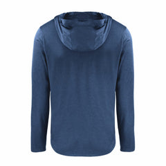 Kansas City Royals Cutter & Buck Coastline Epic Comfort Recycled Eco Hoodie Long Sleeve T-Shirt - Navy Hoodies