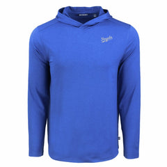 Kansas City Royals Cutter & Buck Coastline Epic Comfort Recycled Eco Hoodie Long Sleeve T-Shirt - Royal Hoodies