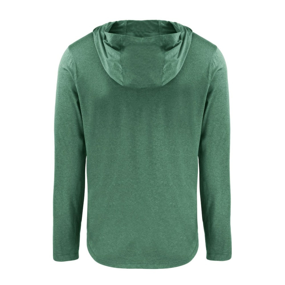 Tampa Bay Rays Cutter & Buck Coastline Epic Comfort Recycled Eco Hoodie Long Sleeve T-Shirt - Hunter Green Hoodies