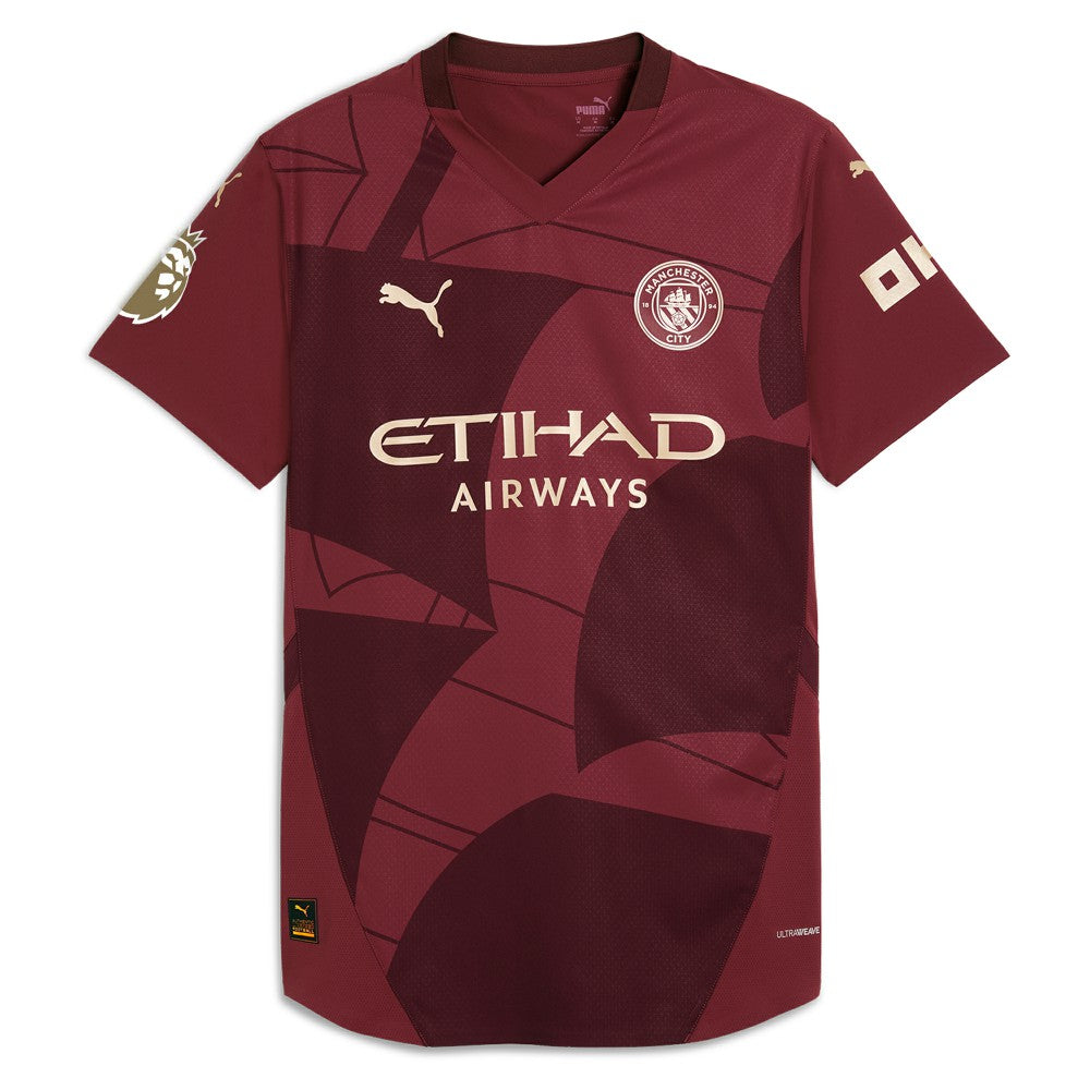 Erling Haaland Manchester City 2024/25 Third Player Jersey Burgundy sale