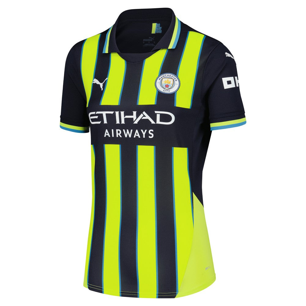 Manchester City Women's 2024/25 Away Replica Custom Jersey Navy