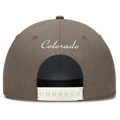 Colorado Rockies Nike Rise Performance Adjustable Hat - Brown Hats