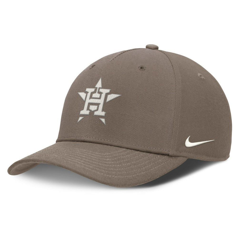 Houston Astros Nike Rise Performance Adjustable Hat - Brown Hats