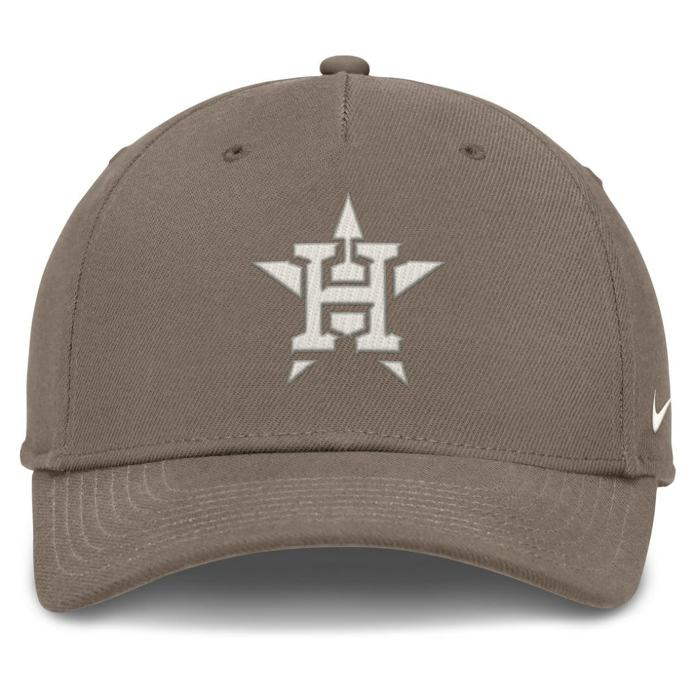 Houston Astros Nike Rise Performance Adjustable Hat - Brown Hats