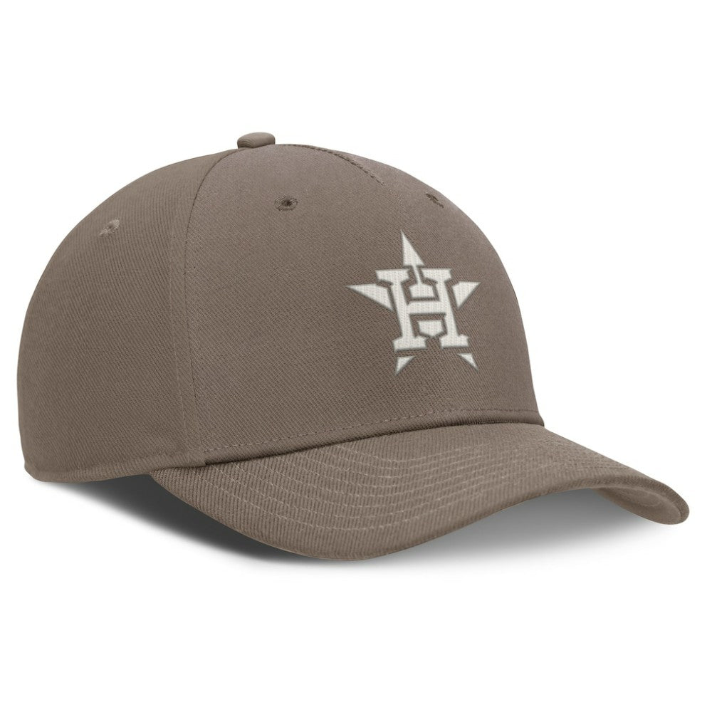 Houston Astros Nike Rise Performance Adjustable Hat - Brown Hats
