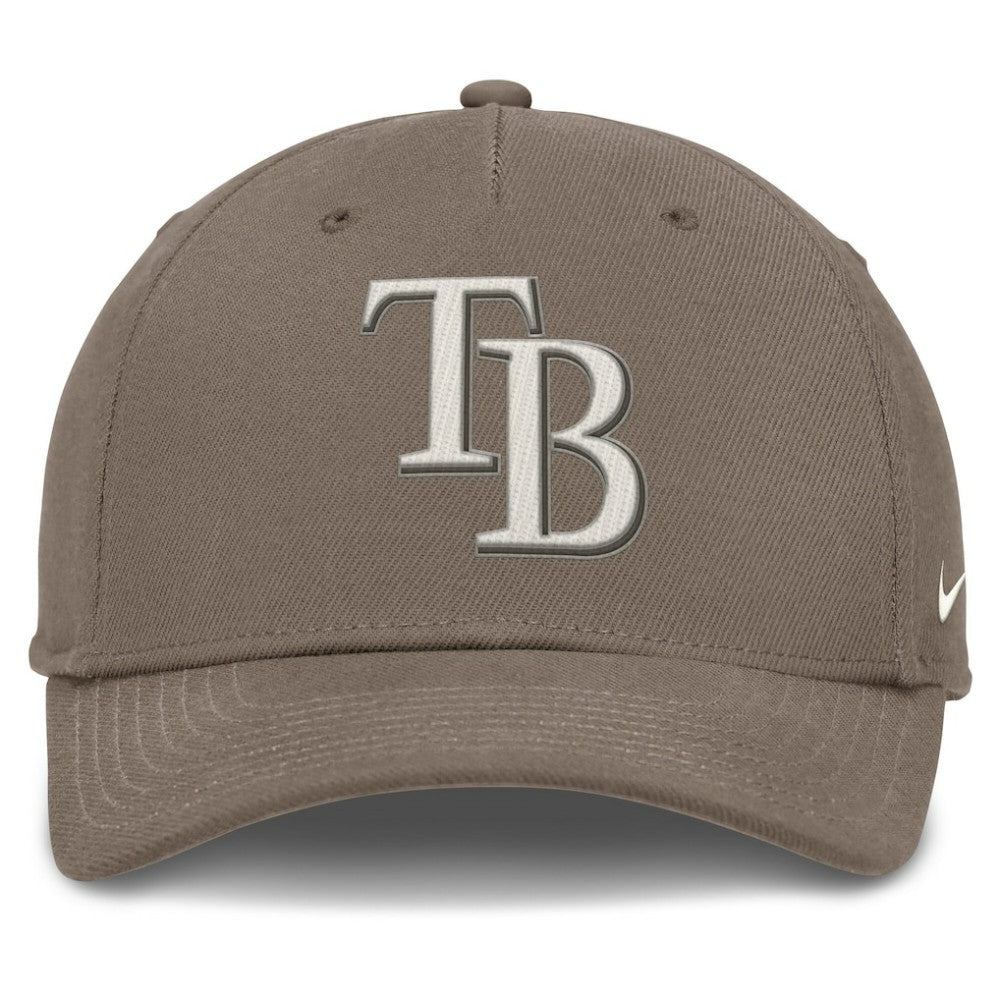 Tampa Bay Rays Nike Rise Performance Adjustable Hat - Brown Hats
