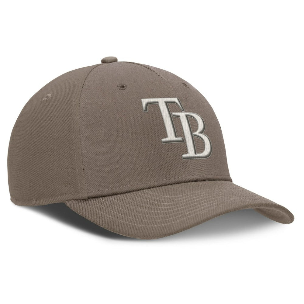 Tampa Bay Rays Nike Rise Performance Adjustable Hat - Brown Hats