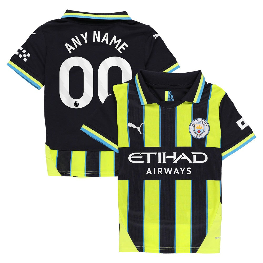 Manchester City Youth 2024/25 Away Replica Custom Jersey Navy