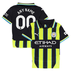 Manchester City Youth 2024/25 Away Replica Custom Jersey Navy