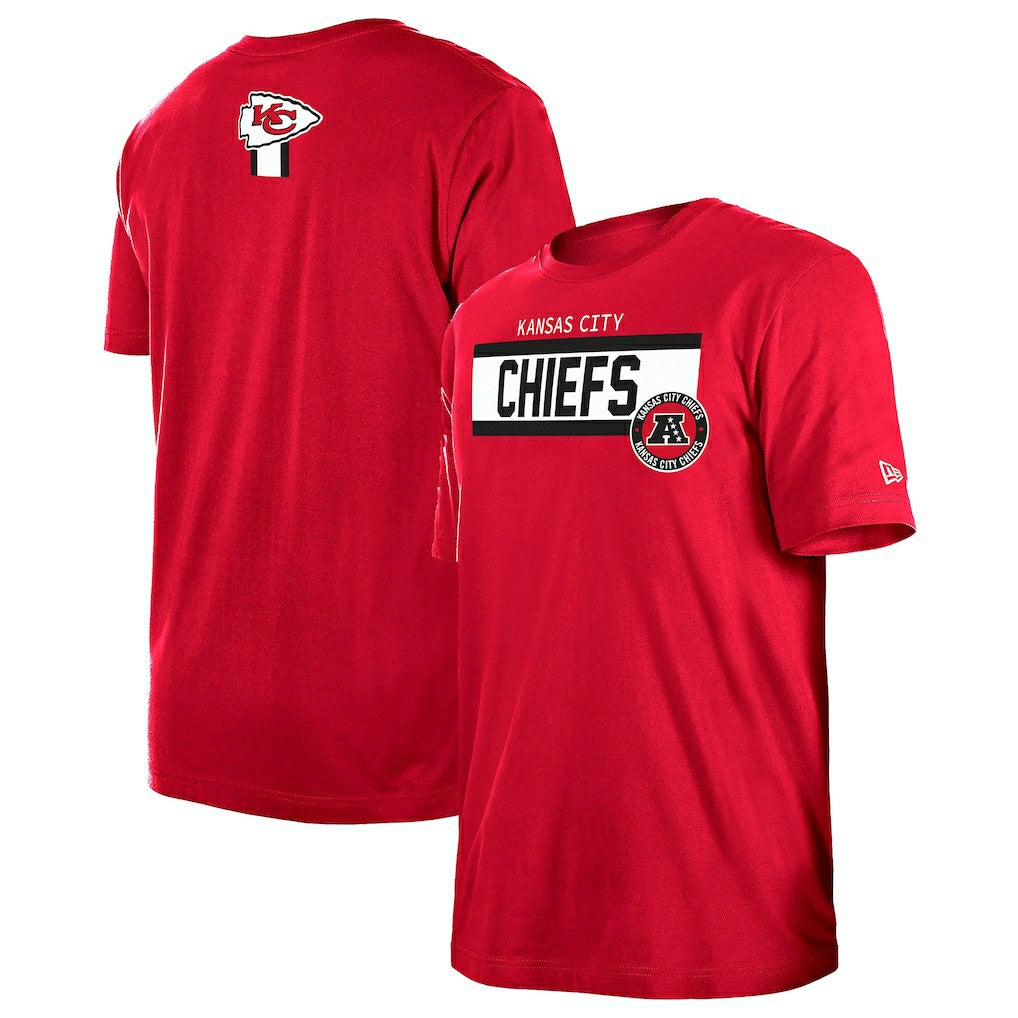 Kansas City Chiefs New Era 3rd Down High Density Print T-Shirt Red