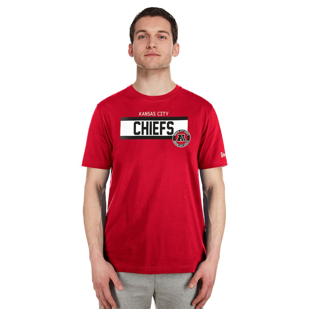 Kansas City Chiefs New Era 3rd Down High Density Print T-Shirt Red