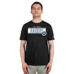 Las Vegas Raiders New Era 3rd Down High Density Print T-Shirt Black