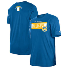 Los Angeles Chargers New Era 3rd Down High Density Print T-Shirt Blue