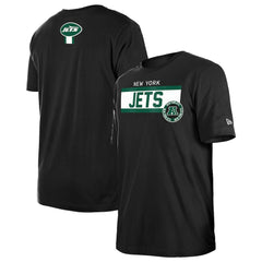 New York Jets New Era 3rd Down High Density Print T-Shirt Black